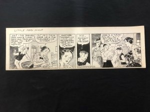 Little Mary Mixup Original Comic Strip Art  November 21 1945- RM BINKERHOFF
