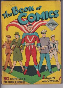 BOOK OF COMICS #1 (1945) VG- 3.5 see description. 128 page square bound!
