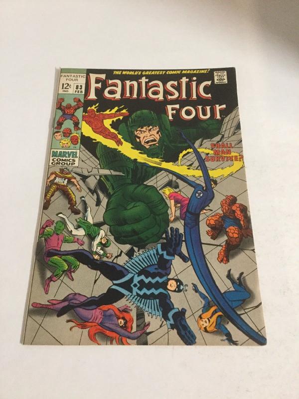 Fantastic Four 83 Vf+ Very Fine+ 8.5 Marvel Comics Silver Age