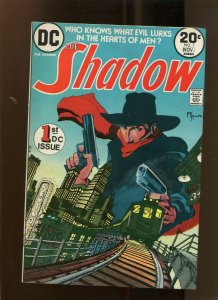 1973 THE SHADOW #1 (9.0) 1ST DC ISSUE!
