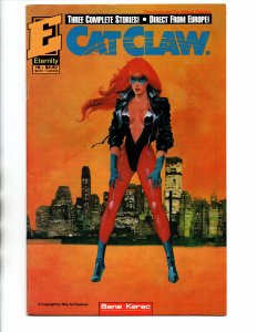 Cat Claw #1 2 3 4 6 8 & 9 Set -  Bad Girl - Eternity - 1990 - VF