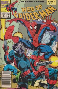 Web of Spider-Man, The #97 (Newsstand) FN ; Marvel | 1st appearance Kevin Trench