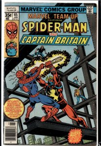 Marvel Team-Up #65 (1978) Captain Britain [Key Issue]
