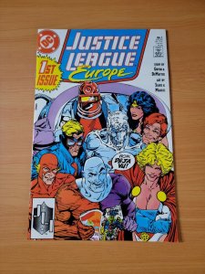 Justice League Europe #1 Direct Market Edition ~ NEAR MINT NM ~ 1989 DC Comics