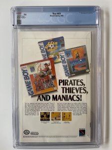 Mighty Thor 451 CGC 9.6 -  Bloodaxe APPEARANCE (1992)