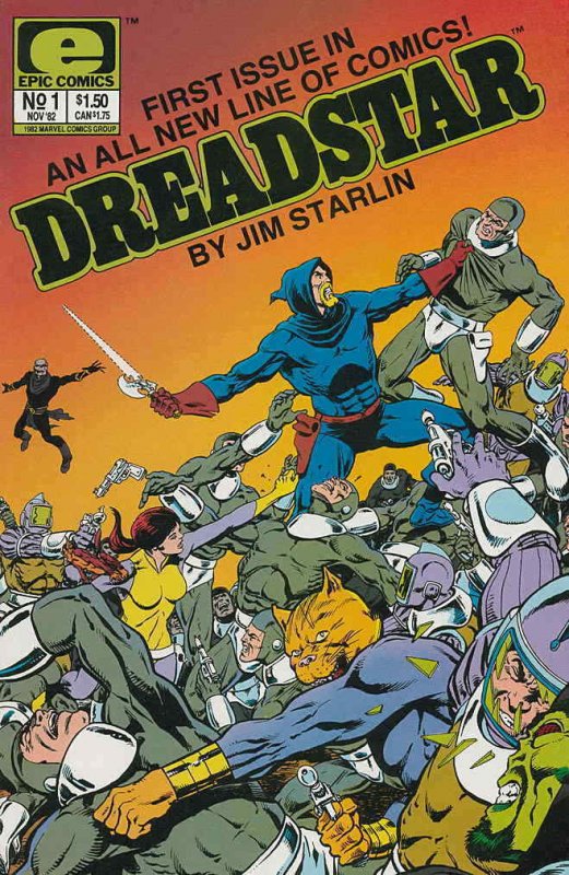 Dreadstar #1 VG; Epic | low grade - Jim Starlin - we combine shipping 