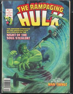 Rampaging Hulk #7 (1978) Hulk