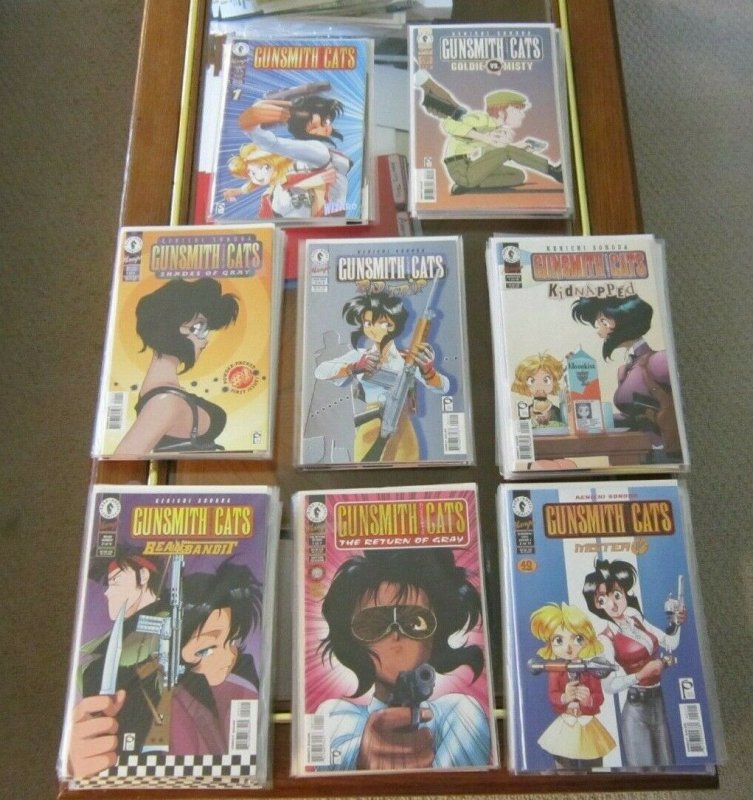 Gunsmith Cats (Lot of 60 Comics) See Listing For Details Dark Horse Manga Anime