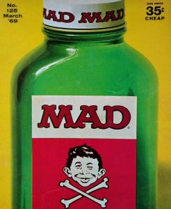 MAD Magazine March 1969 Issue No 125 Celebrities Movies TV 2001 A Space Odyssey  