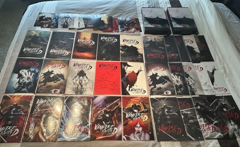 Vampire Hunter D Message From Mars Jae Lee Ryan Benjamin 15 Prints 30 Comics Box