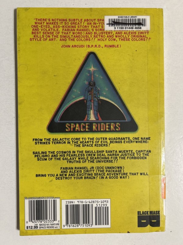 Space Riders Vol 1 TPB Black Mask Comics EX-LIBRARY READER COPY
