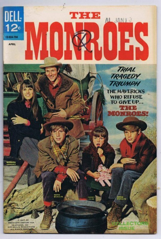 The Monroes #1 ORIGINAL Vintage 1967 Dell Comics 