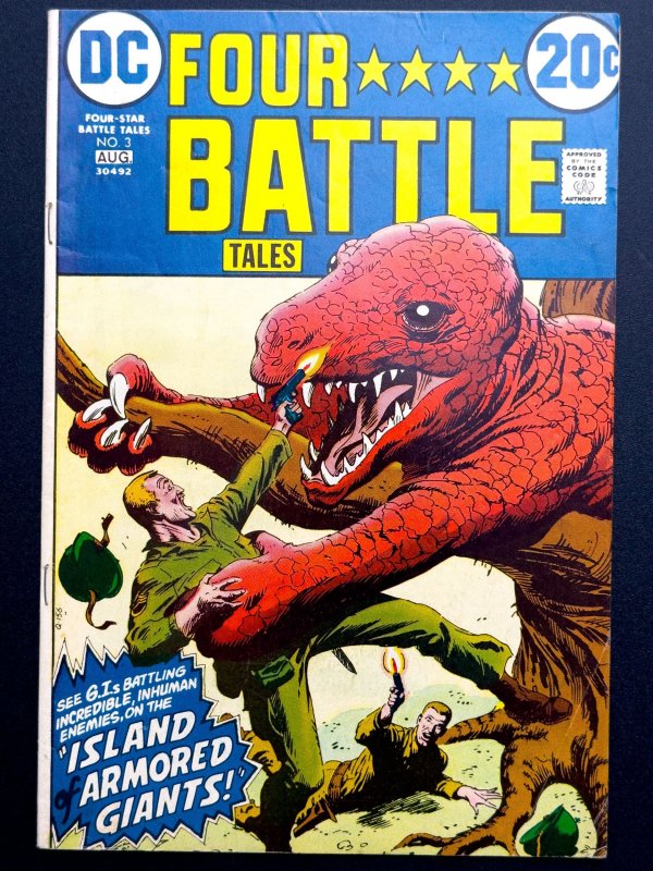 Four-Star Battle Tales #3 (1973) - G.I.s vs. Armored Giants - FN