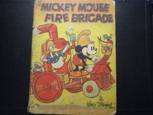 The Mickey Mouse Fire Brigade by Walt Disney 1936 First Edition Donald Duck