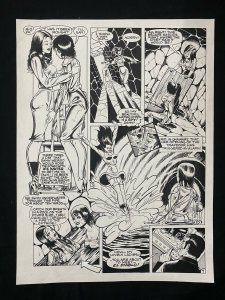 Original Art Unpublished 6 Page Senorita Rio Story- Black- Heike