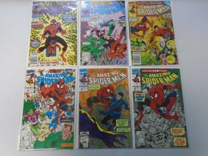 Amazing Spider-Man lot 18 different from #329-350 avg 8.0 VG (1990-91)