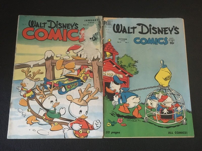 WALT DISNEY'S COMICS AND STORIES #76, 121 Low Grade Copies