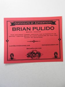 Lady Death: Chaos Rules Preview (2015) NM Condition! Signed W/ COA!