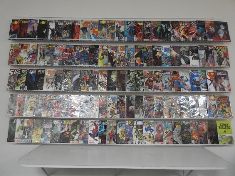 Huge Lot 120 Comics W/ Suicide Squad, Spider-Man, Superman+ Avg VF Condition!!