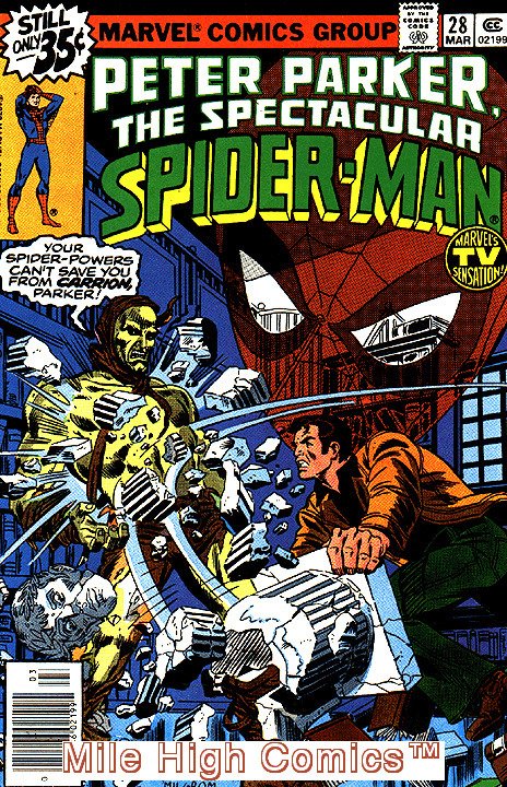 PETER PARKER (1976 Series)  (SPECTACULAR SPIDER-MAN) #28 Very Good Comics Book