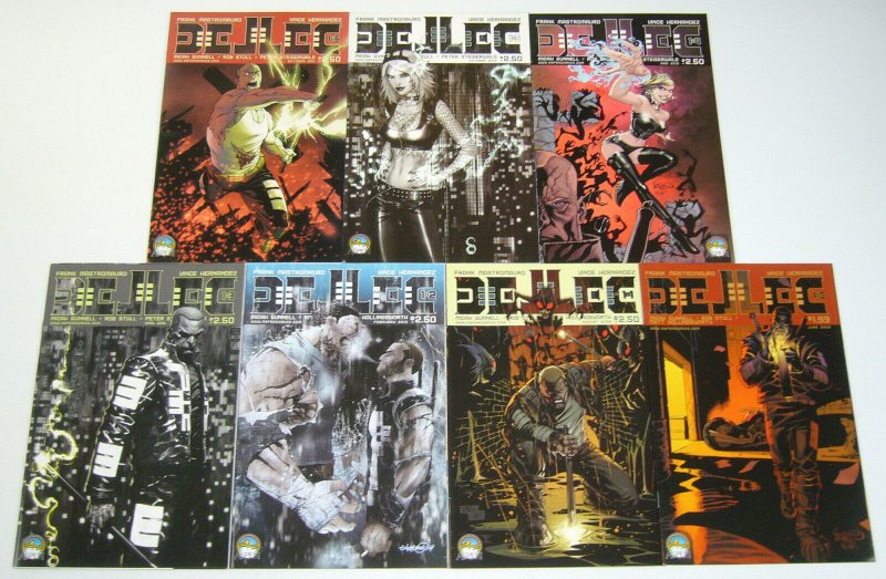 Dellec #0 & 1-6 VF/NM complete series - all B variants - aspen comics set lot