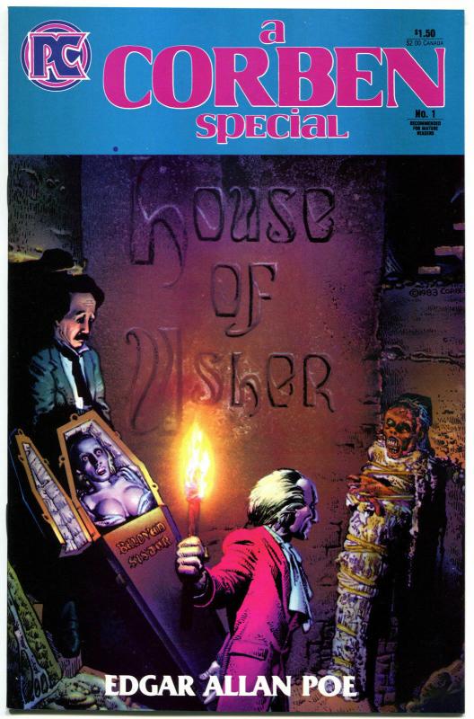 HOUSE of USHER #1, VF/NM, Richard Corben, Horror, Edgar Allan Poe, 1984