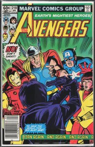 The Avengers #218 Newsstand Edition (1982) The Avengers