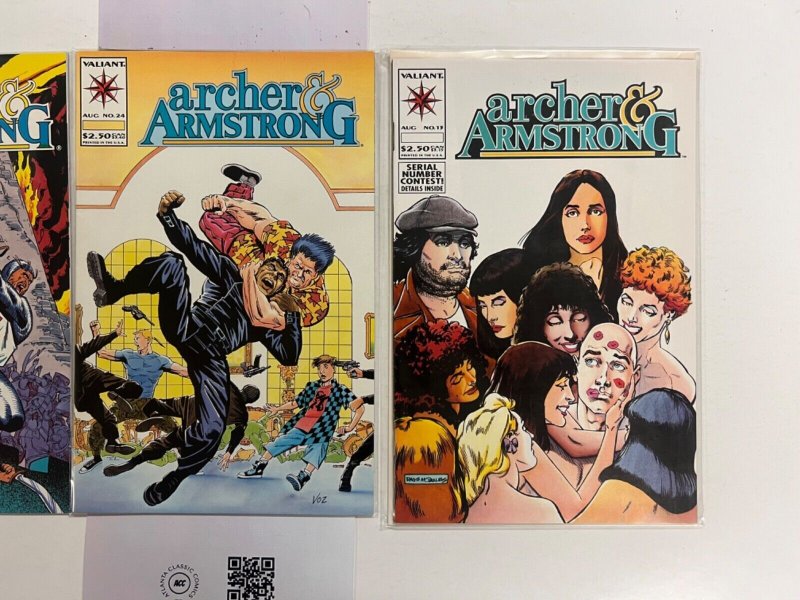 3 Archer & Armstrong Valiant Comic Books # 13 24 25 70 JS33