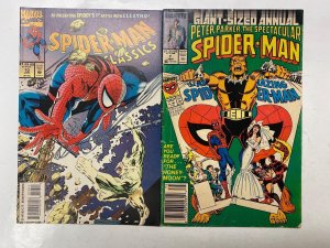 3 MARVEL comic books Spider-Man Classic #10 Spider-Man Annual #4 7 82 KM14
