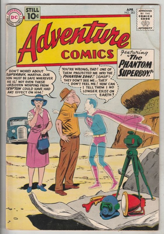 Adventure Comics #283 (Apr-61) VG+ Affordable-Grade Superboy