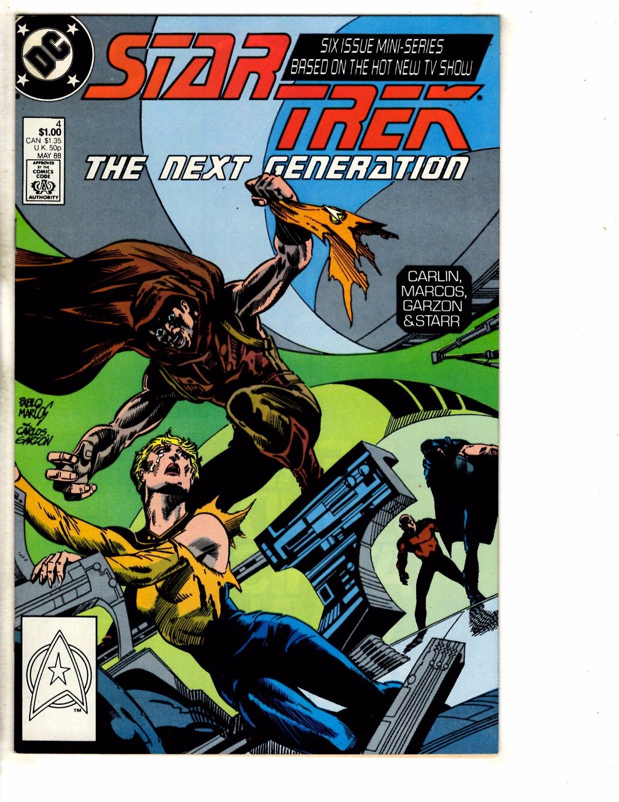 Star Trek The Next Generation Complete DC Comics Mini Series 1 2 3 4