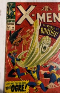 The X-Men #28 (1967)first app of Banshee tanning/Foxxing