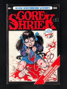 Gore Shriek #4 (1988) Includes Color Mars Attacks Checklist!