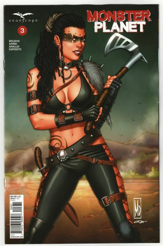 Monster Planet #3 Cvr C Dipascale (Zenescope, 2020) NM