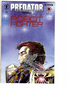 Predator Vs. Magnus Robot Fighter COMPLETE Valiant & DH Comics Series # 1 2  J68