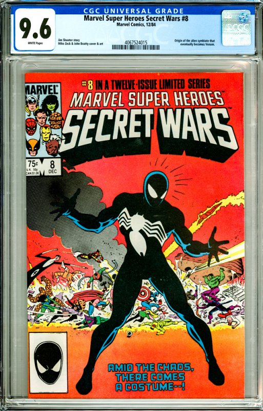 Marvel Super Heroes Secret Wars #8 CGC 9.6