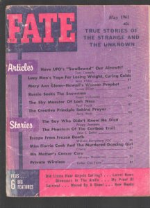 Fate 5/1961-Loch Ness Monster-Boy Who Didn't Know He Was Dead!-UFO-Mystic-occ...