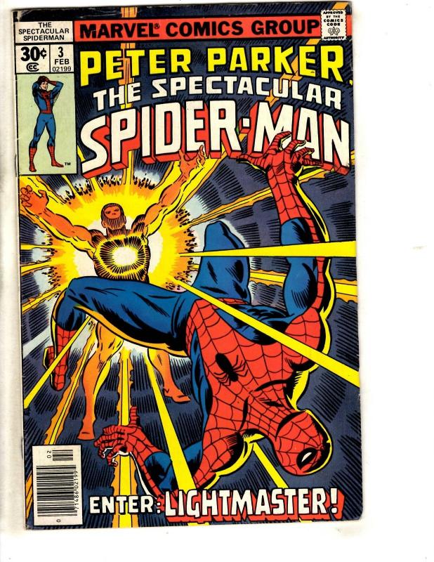 Spectacular Spider-Man # 3 VF Marvel Comic Book Goblin Rhino Vulture MJ CR54A