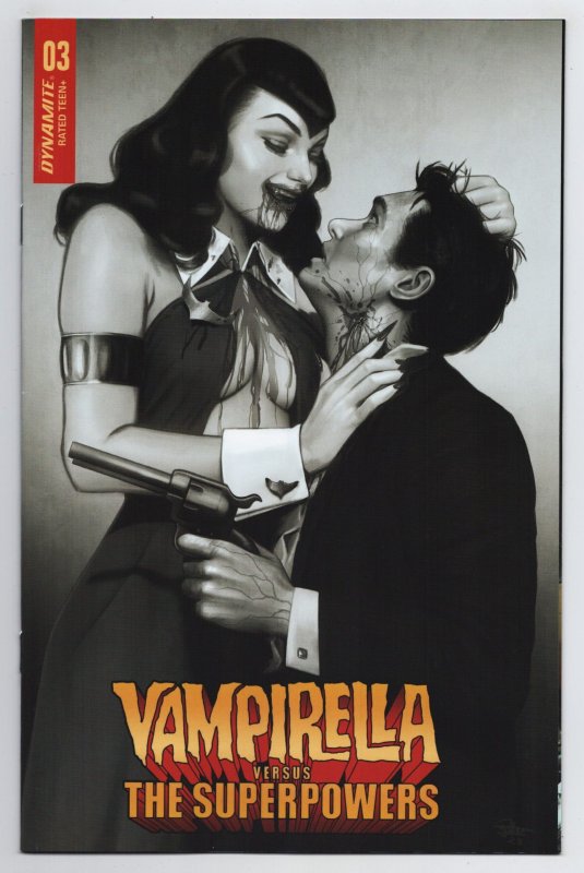 Vampirella vs Superpowers #3 Cvr P Puebla Li 1:7 Variant (Dynamite, 2023) VF/NM