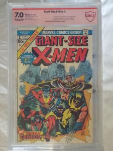 Giant Size X-Men #1 - CBCS 7.0 - (1975) Signed by Dave Cockrum