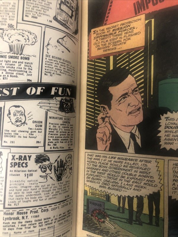 Mission Impossible (1967) # 2 Dell Comics # 12-508-310  • Silver Age • Evil