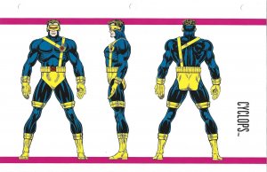 Official Handbook of the Marvel Universe Sheet - Cyclops