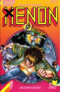 Xenon Heavy Metal Warrior #9 Eclipse International Comics April Apr 1 1988 (VF)