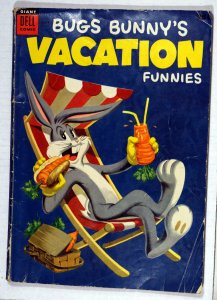 Bugs Bunny's Vacation Funnies #4 VG 4.0