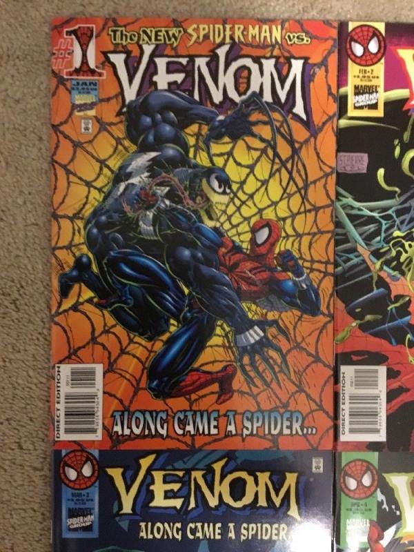 Marvel Venom Along Came A Spider 1 - 4 Complete Set  NM/M **Unread Copies**