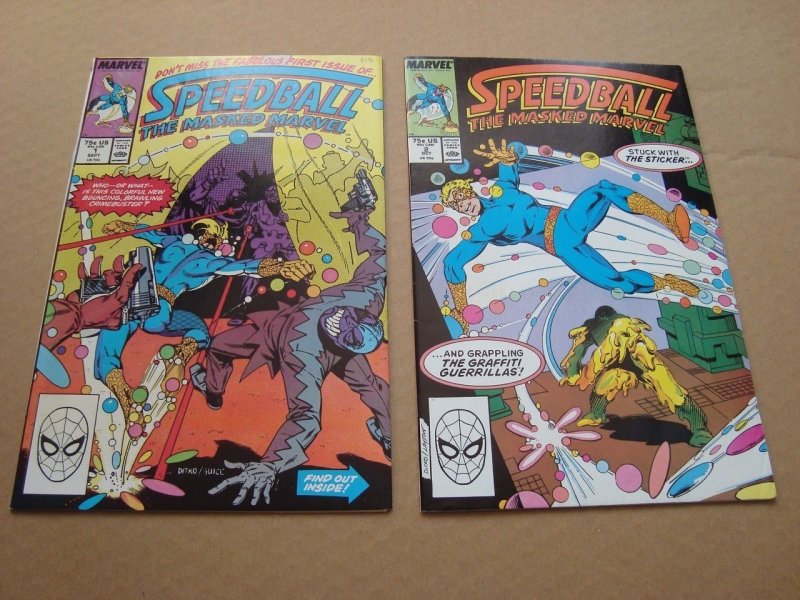 SPEEDBALL 1-10 (1988) COMPLETE MINI-SERIES - FREE SHIPPING