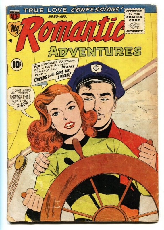 My Romantic Adventures #80 1957-WOMAN DISFIGURED story