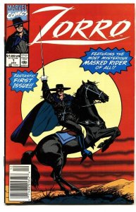 Zorro #1 1990 comic book Marvel-Newsstand vf- 