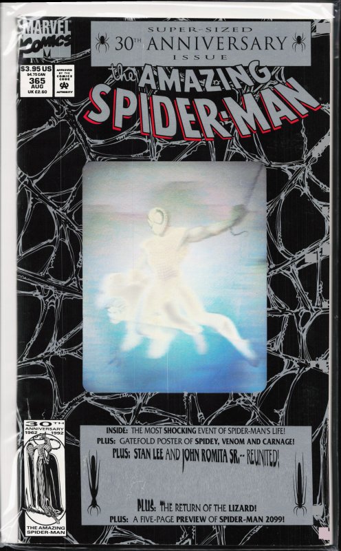 The Amazing Spider-Man #365 (1992) Spider-Man [Key Issue]