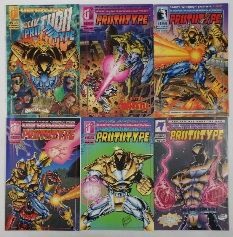 Prototype #0 & 1-18 VF/NM complete set + Giant Size - Ultraverse ; Malibu (AB81)